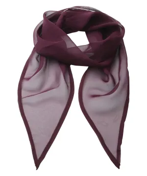 Aubergine - 'Colours' Chiffon scarf