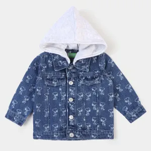 Boys Denim Jacket Character -Mid Blue