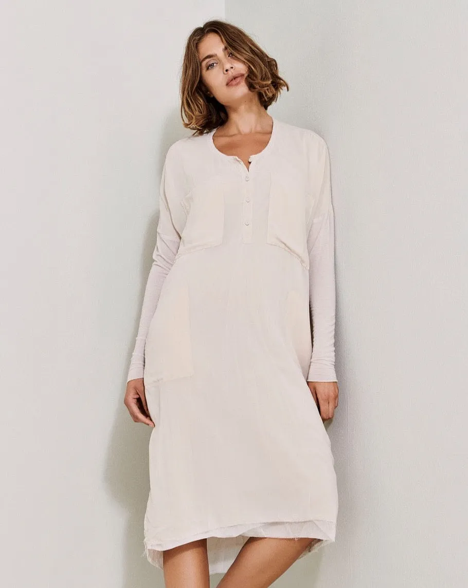 Crepe Georgette Shirt Dress