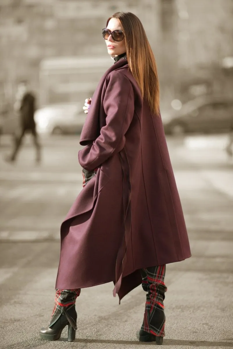 Dark Red Coat VICTORIA