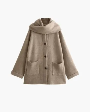 Diana – Knot closure – Scarf coat