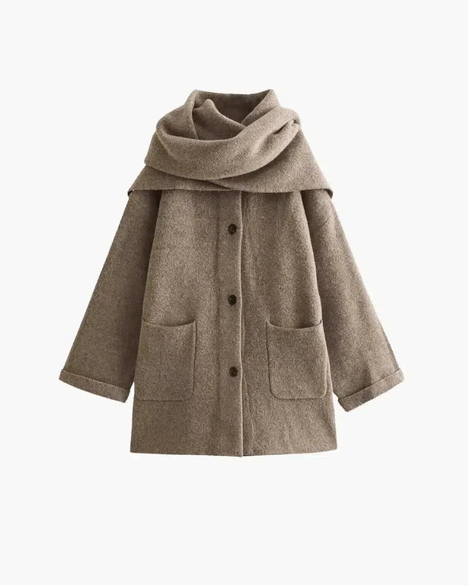 Diana – Knot closure – Scarf coat