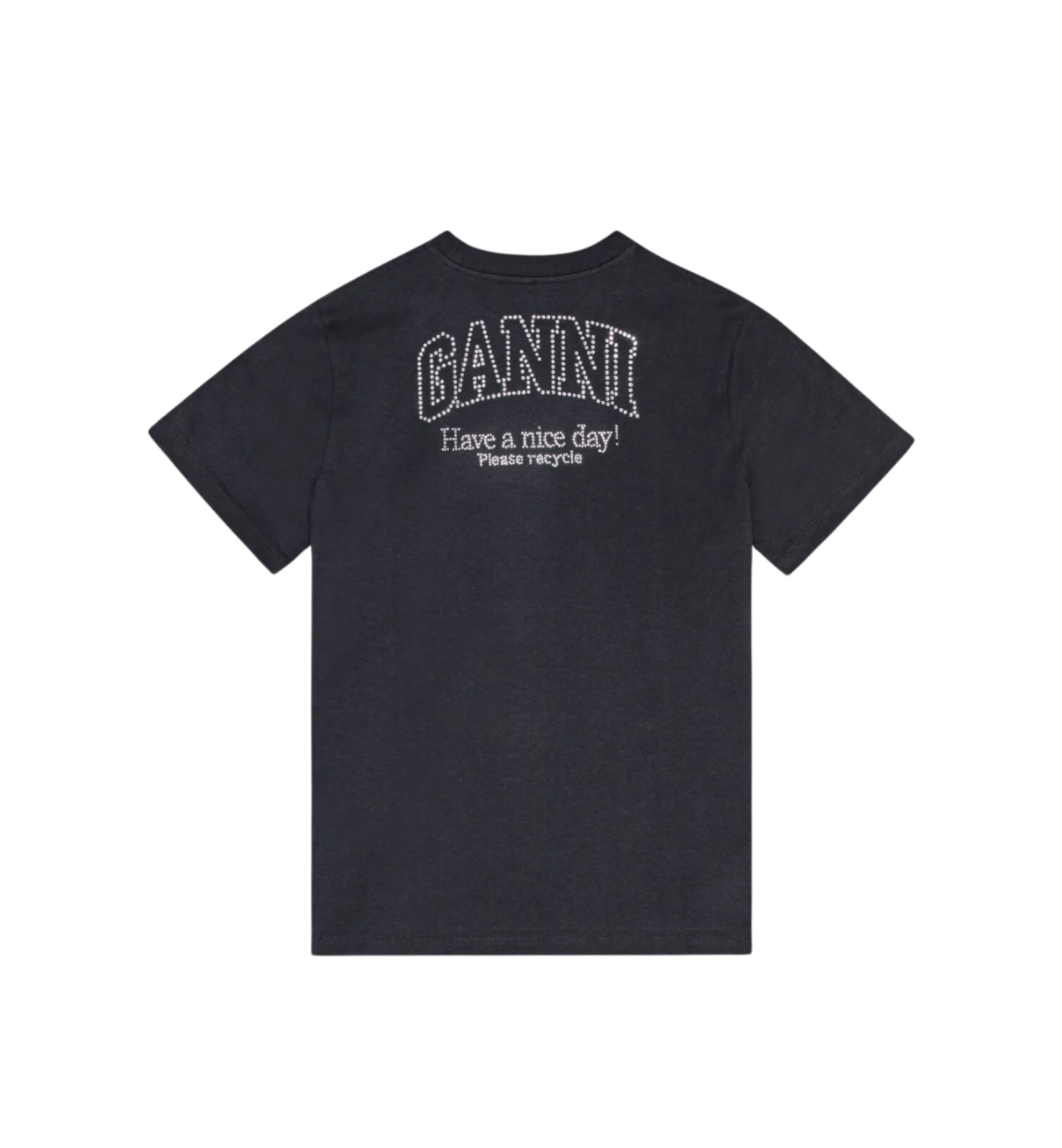 GANNI Rhinestone Relaxed T-shirt