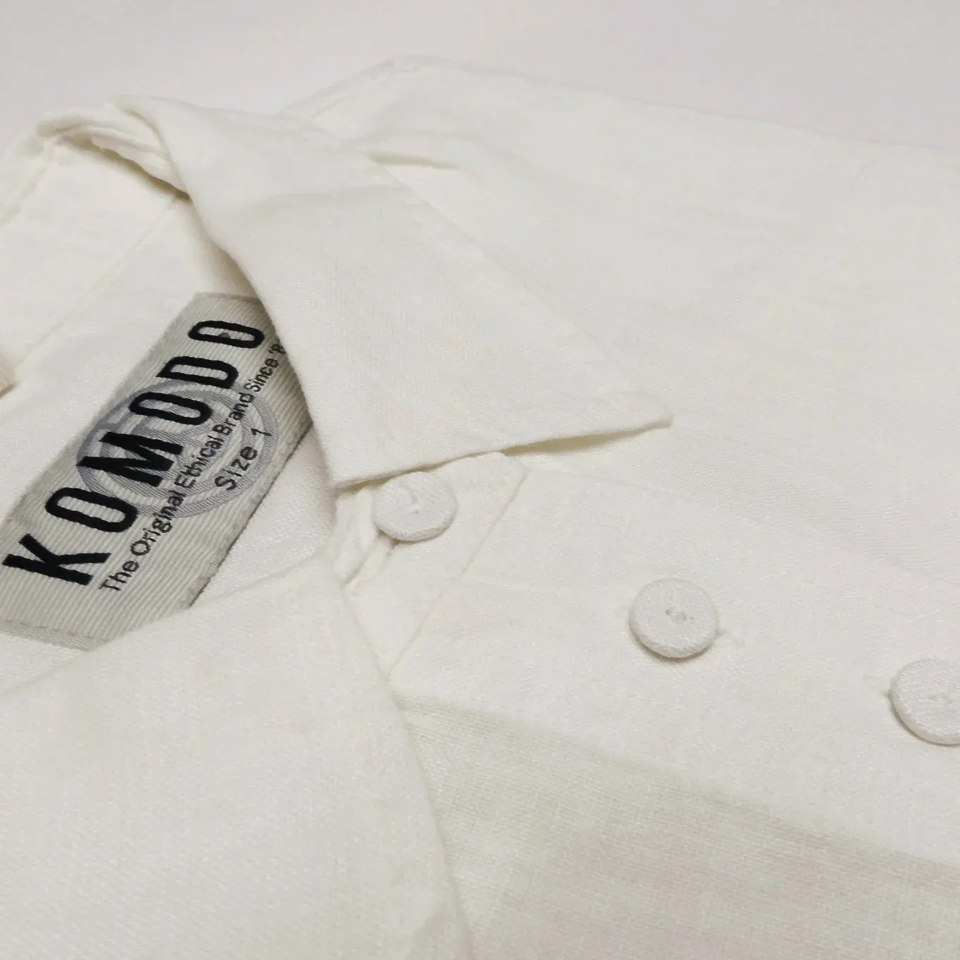 KIMONO Organic Linen Shirt - Off White