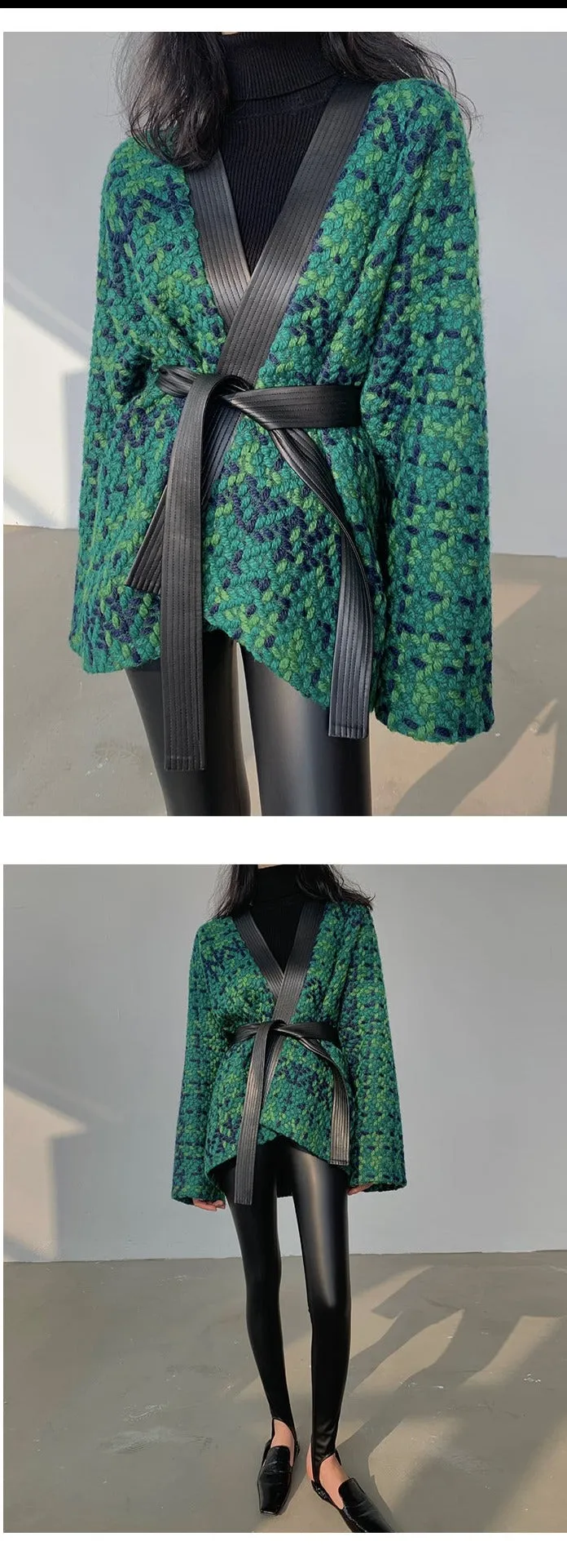 Luxury high end Tweed Jacket Versatile Coat - Sbuia