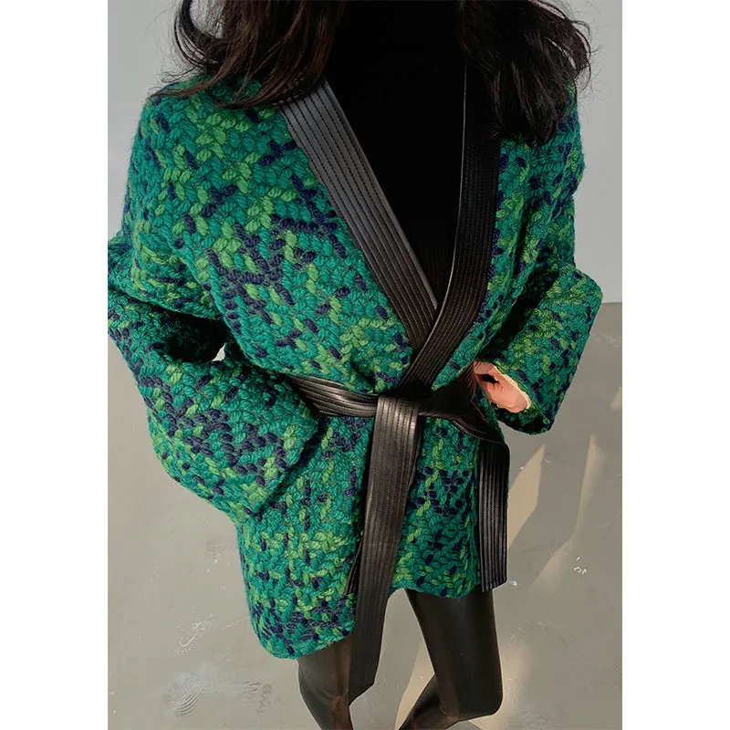 Luxury high end Tweed Jacket Versatile Coat - Sbuia