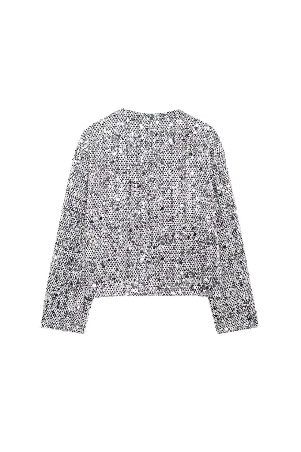 'Mia' Minimalist Versatile Sequin Tweed Jacket