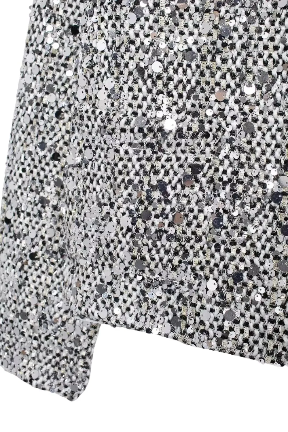 'Mia' Minimalist Versatile Sequin Tweed Jacket