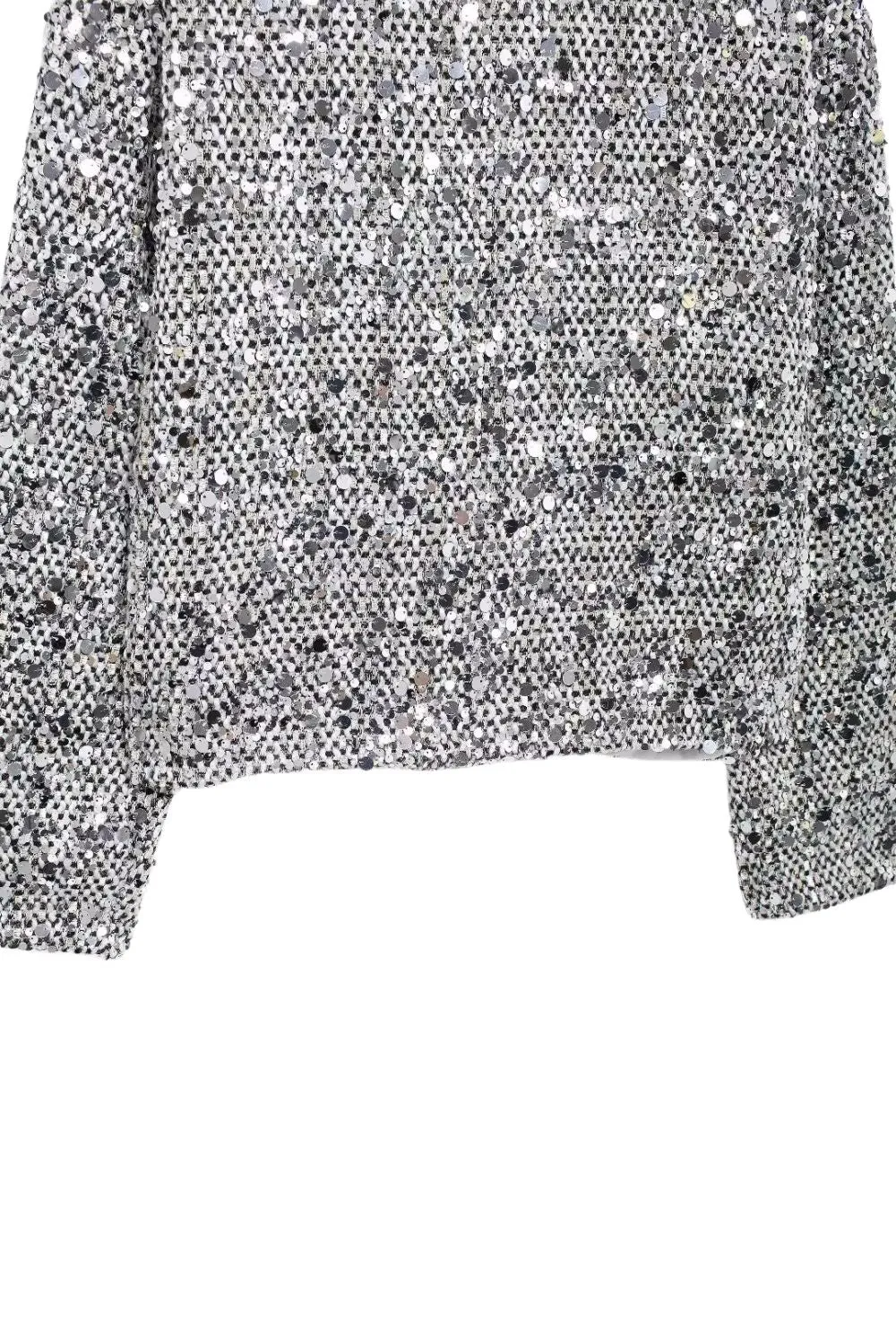 'Mia' Minimalist Versatile Sequin Tweed Jacket