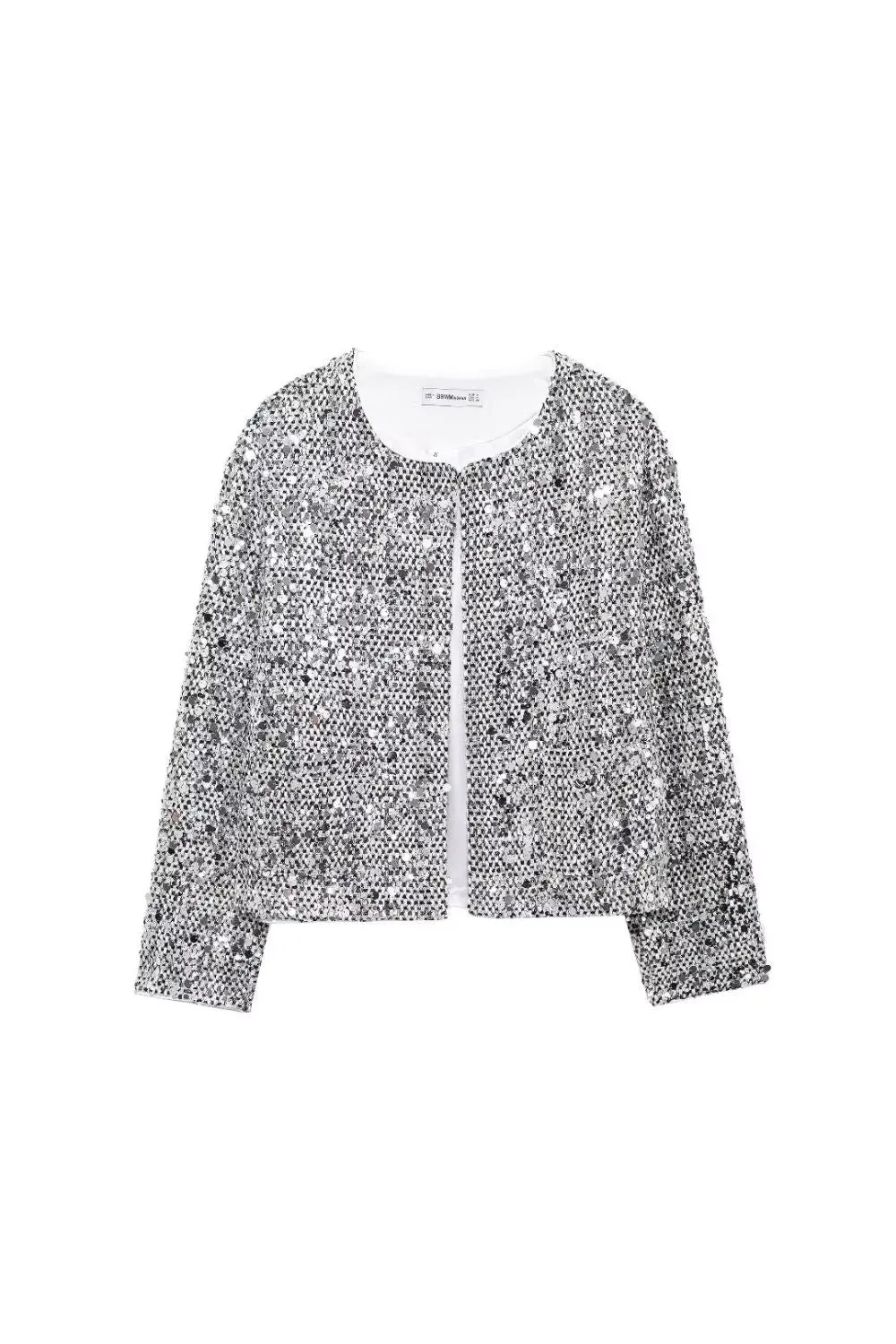 'Mia' Minimalist Versatile Sequin Tweed Jacket