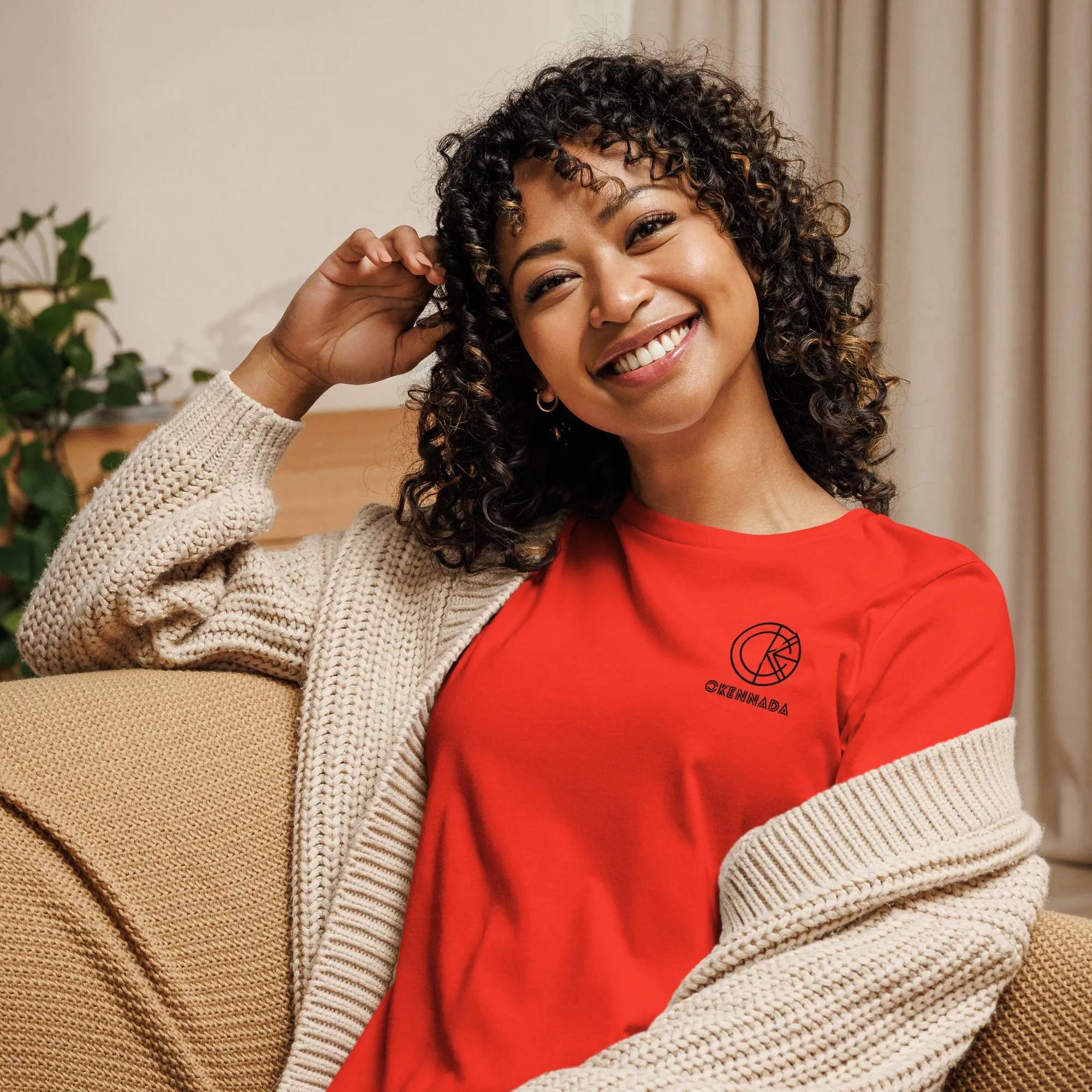 OKENNADA "Effortless Everyday" Women's Relaxed Tee