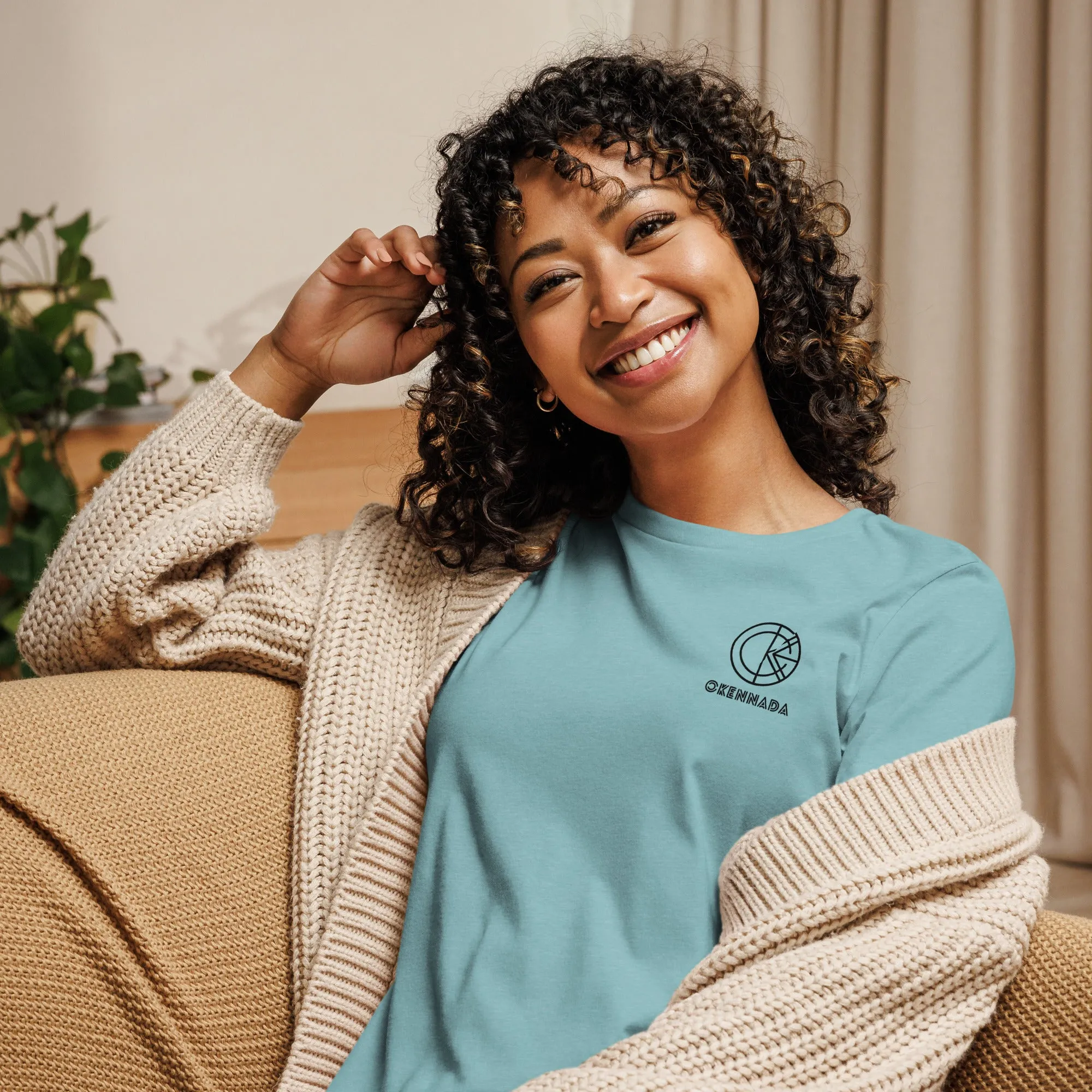 OKENNADA "Effortless Everyday" Women's Relaxed Tee