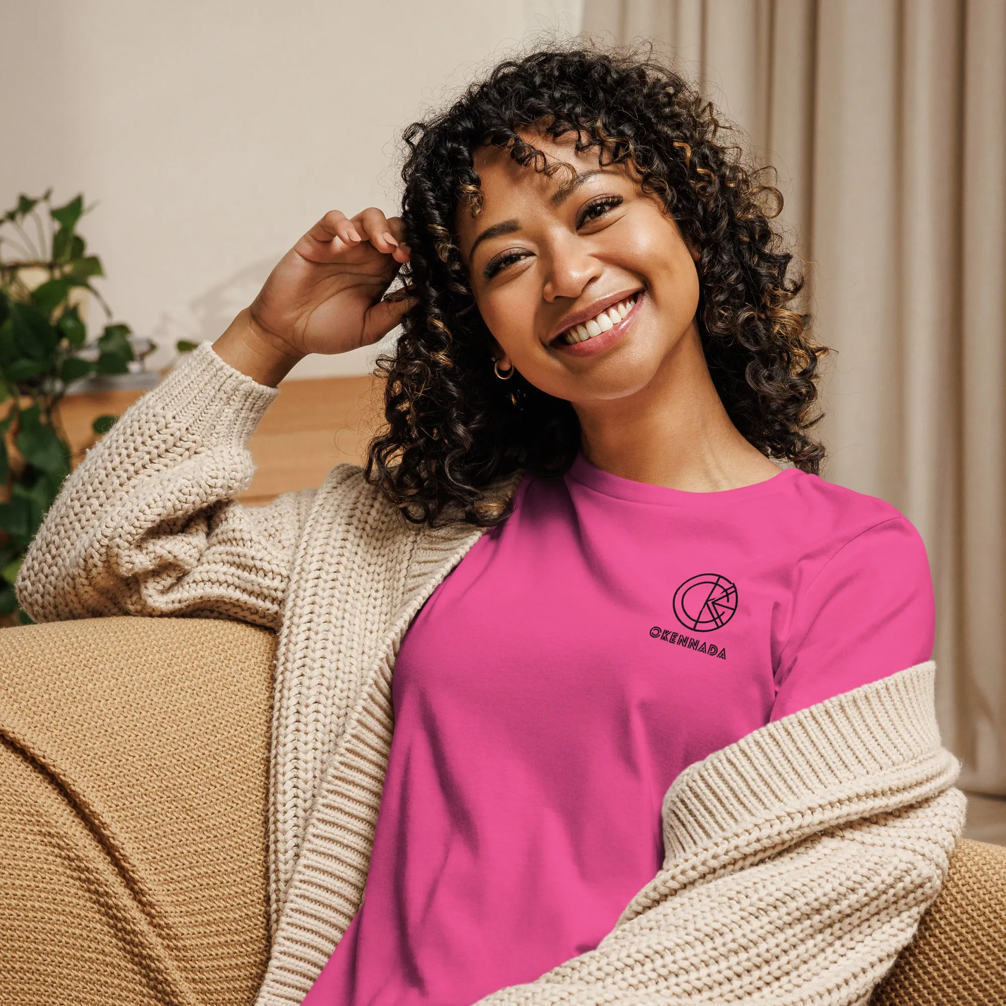 OKENNADA "Effortless Everyday" Women's Relaxed Tee