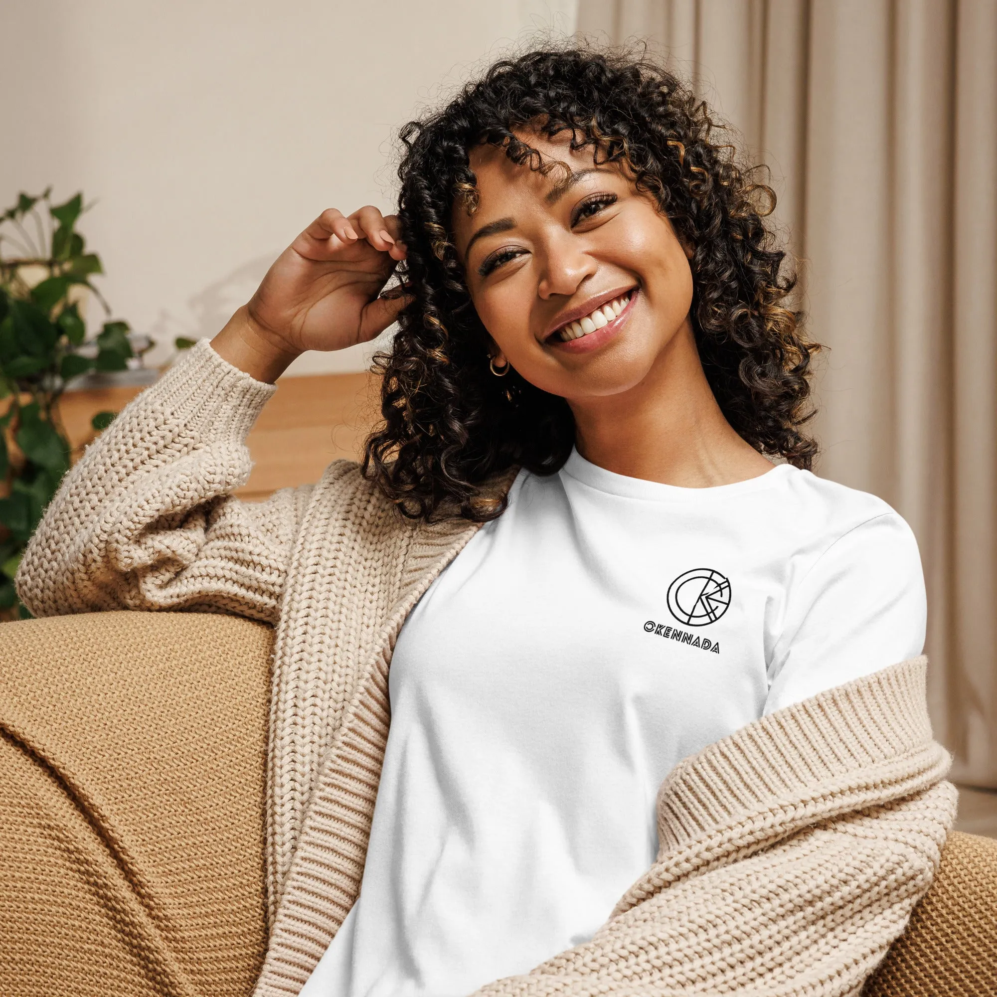 OKENNADA "Effortless Everyday" Women's Relaxed Tee