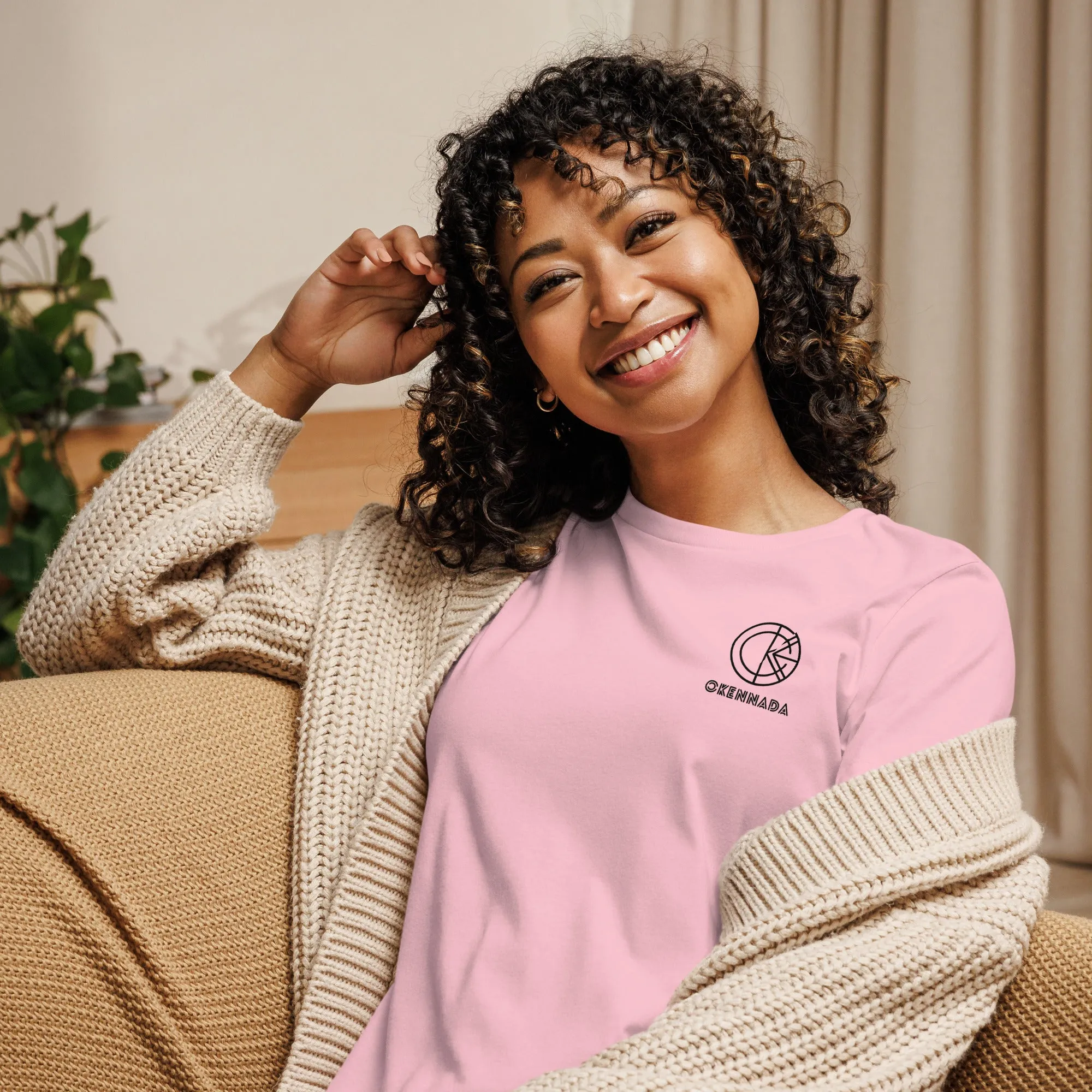 OKENNADA "Effortless Everyday" Women's Relaxed Tee