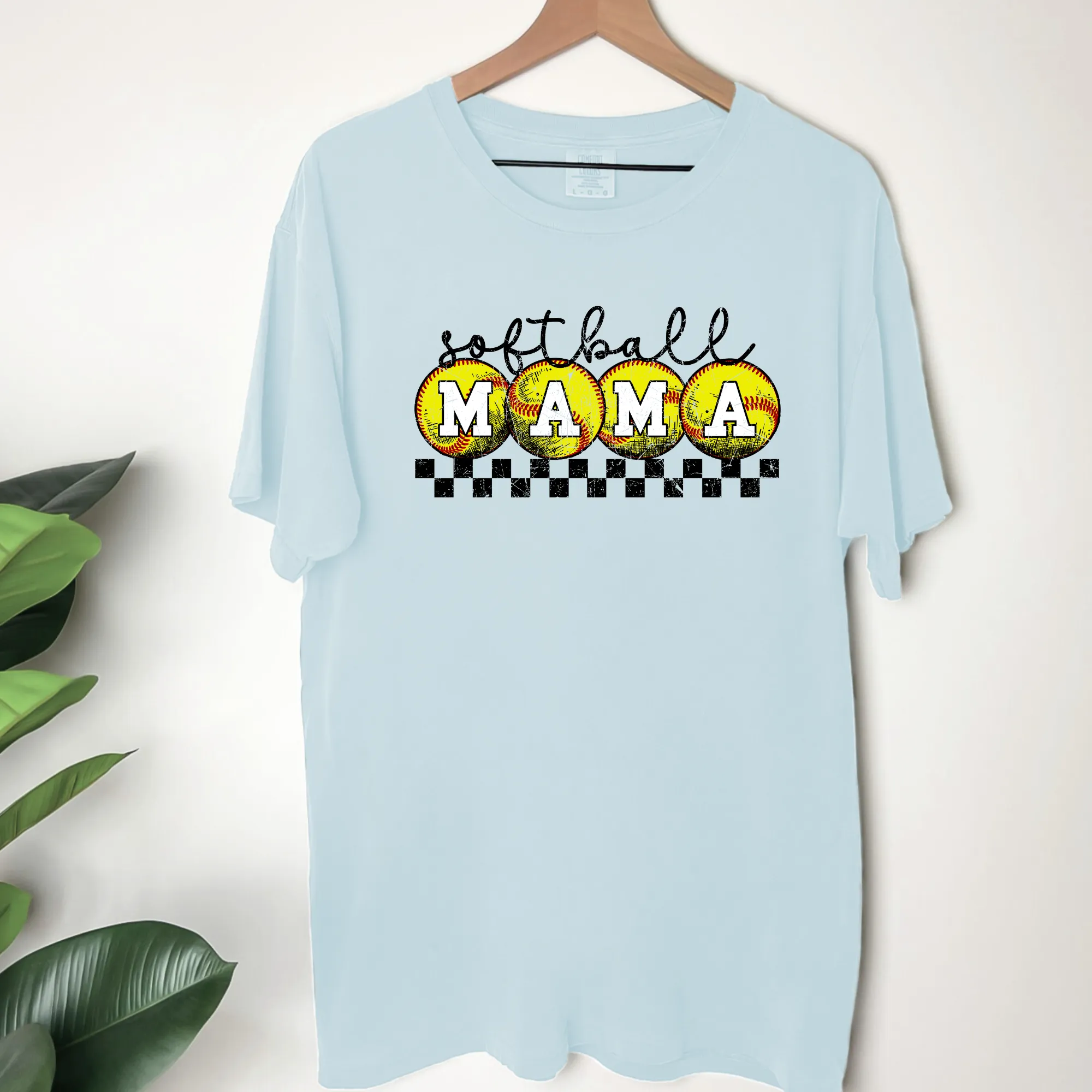 Retro Softball Mama Shirt