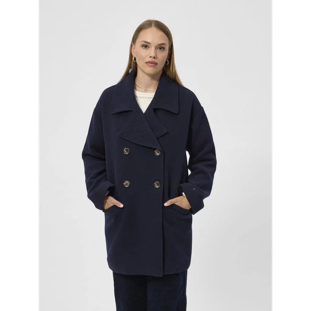 Senta Coat - Dark Navy