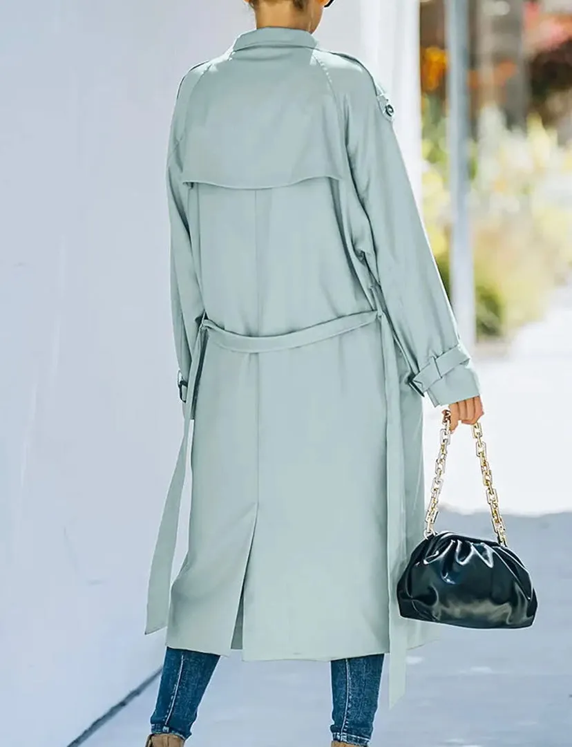 Tie Up Trench Coat