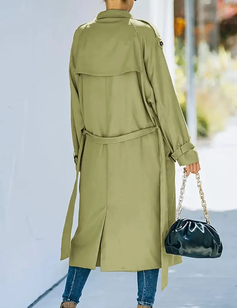 Tie Up Trench Coat