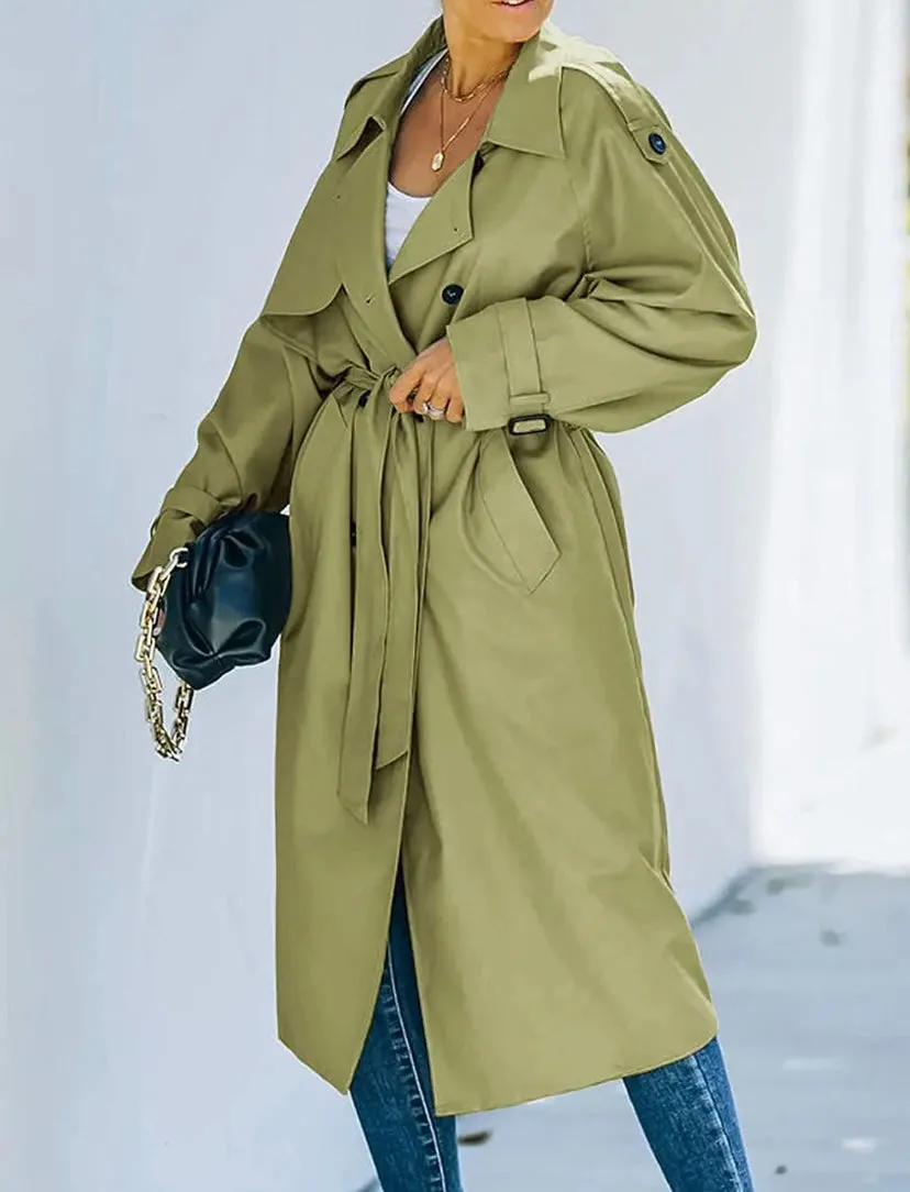 Tie Up Trench Coat