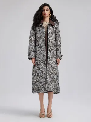 Versatile Printed Long Coat