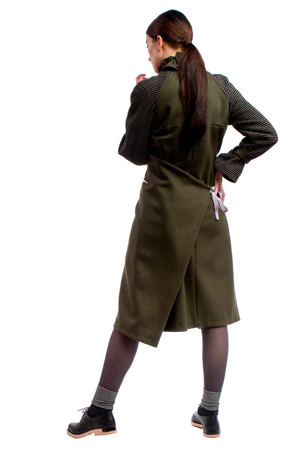 Versatile Wool Coat Green