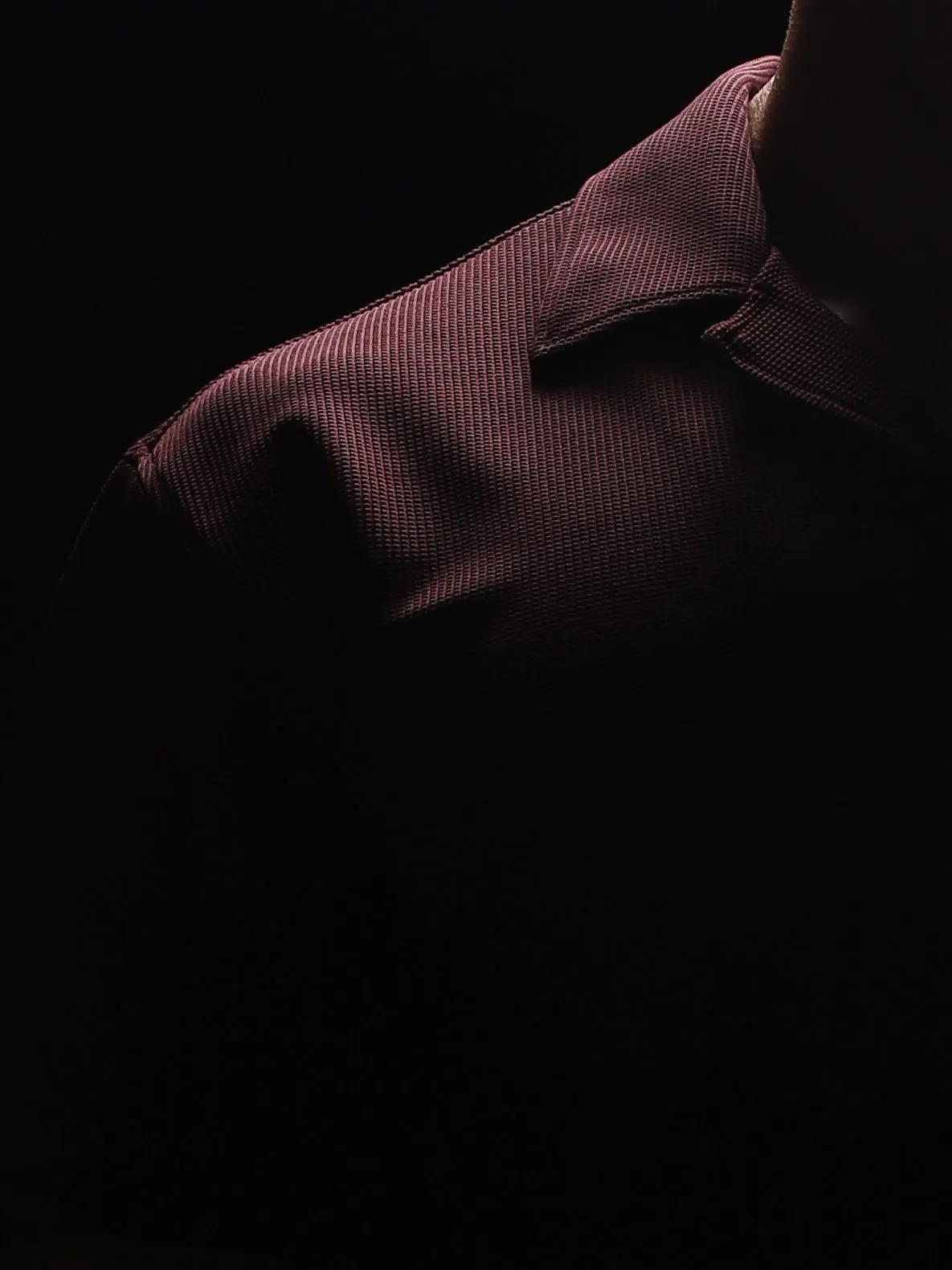 Wine Textured Bowling Shirt