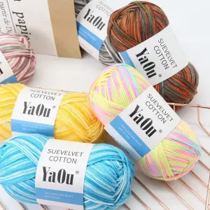 YaOu Suevelvet Cotton Knitting Yarn